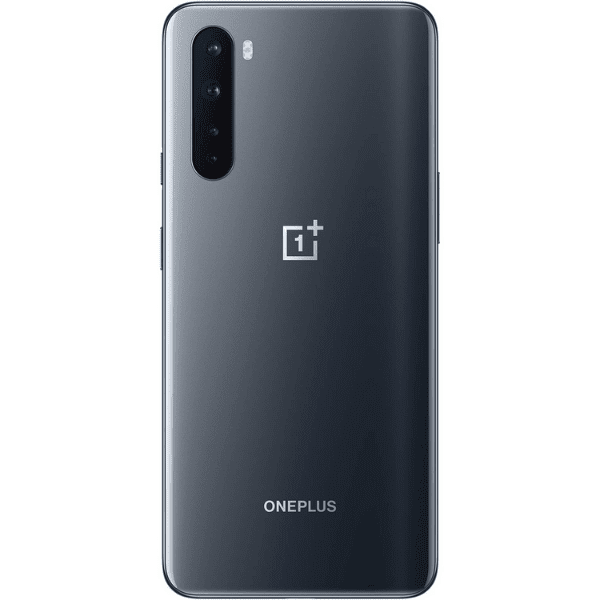 Back View of Gray Onyx OnePlus Nord 5G