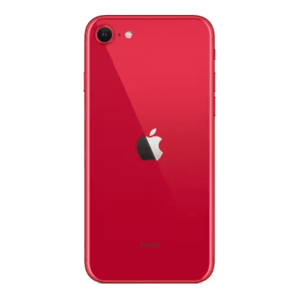 Back View of Red Apple iPhone SE (128 GB)