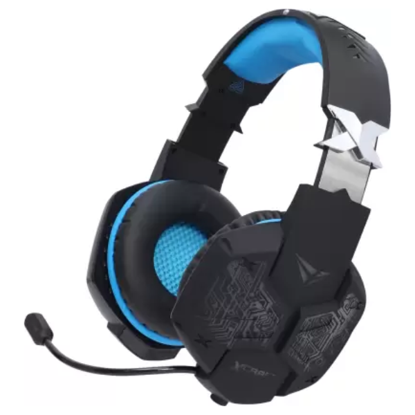 Alcatroz X-CRAFT-HP-GOLD-5000 Bluetooth Gaming Headset (Blue, On the Ear)