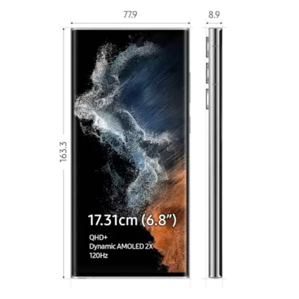 Samsung Galaxy S22 Ultra 5G (12 GB RAM,256 GB, Phantom White)