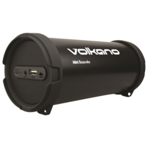 Volkano Mini Bazooka Series Bluetooth Speaker-Black