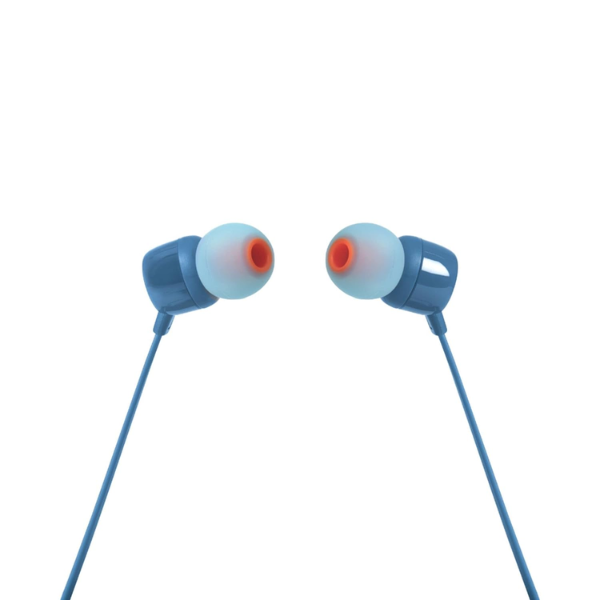 JBL TUNE 110 - In-Ear Wired Headphone with One-Button Remote - Blue