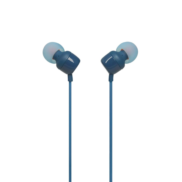 JBL TUNE 110 - In-Ear Wired Headphone with One-Button Remote - Blue