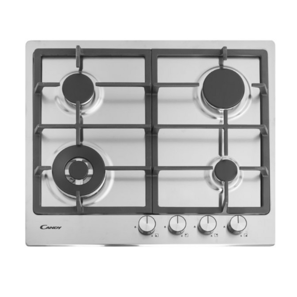 Candy Built in Gas Hob 60 cm Big Burner Front (CHG6BF4WEX)