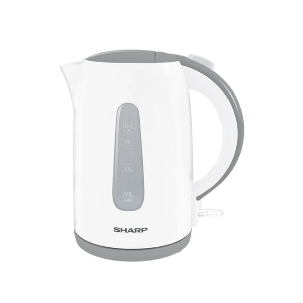 SHARP 1.7L 2200W Cordless White Kettle - EK-JX17-W3