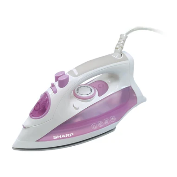 SHARP 2000W SmartGlide Steam Iron [Sakura Pink] - EI-SH21-P3