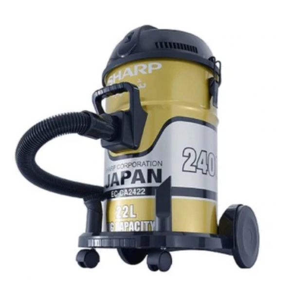 SHARP Barrel Canister Dry Gold Vacuum Cleaner 2400W - EC-CA2422-Z