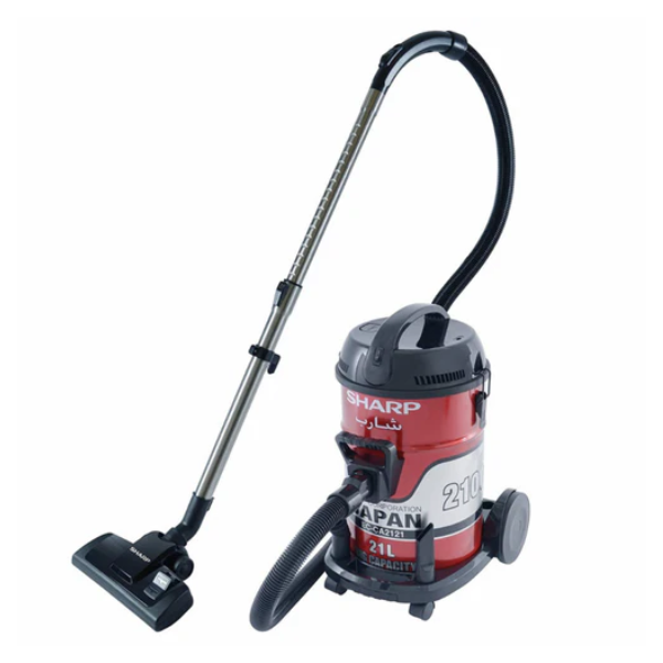 SHARP Barrel Canister Dry Red Vacuum Cleaner 2100W - EC-CA2121-Z