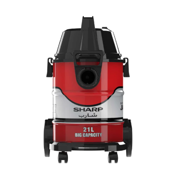 SHARP Barrel Canister Wet & Dry Red Vacuum Cleaner 1600W