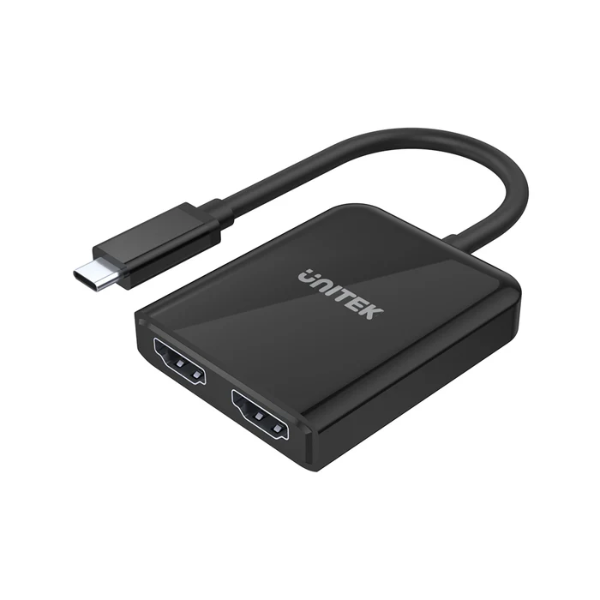 Unitek 4K 60Hz USB-C to Dual HDMI 2.0 Adapter with MST Dual Monitor