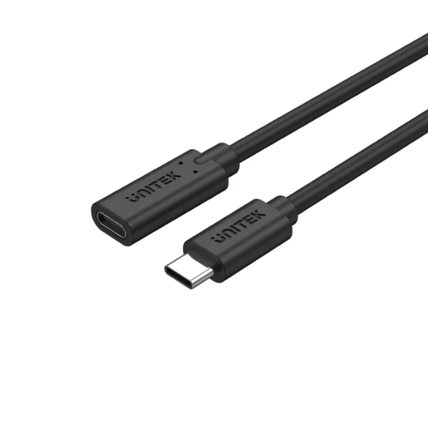 Unitek Full-Featured USB-C Extension Cable with 4K@60Hz, 100W Power Delivery and 10Gbps Data (USB 3.2 Gen2)