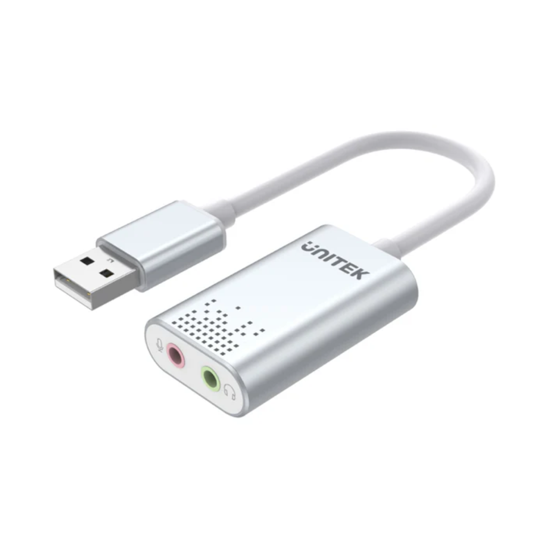 Unitek USB 2.0 External Sound Card Adapter for Stereo Audio