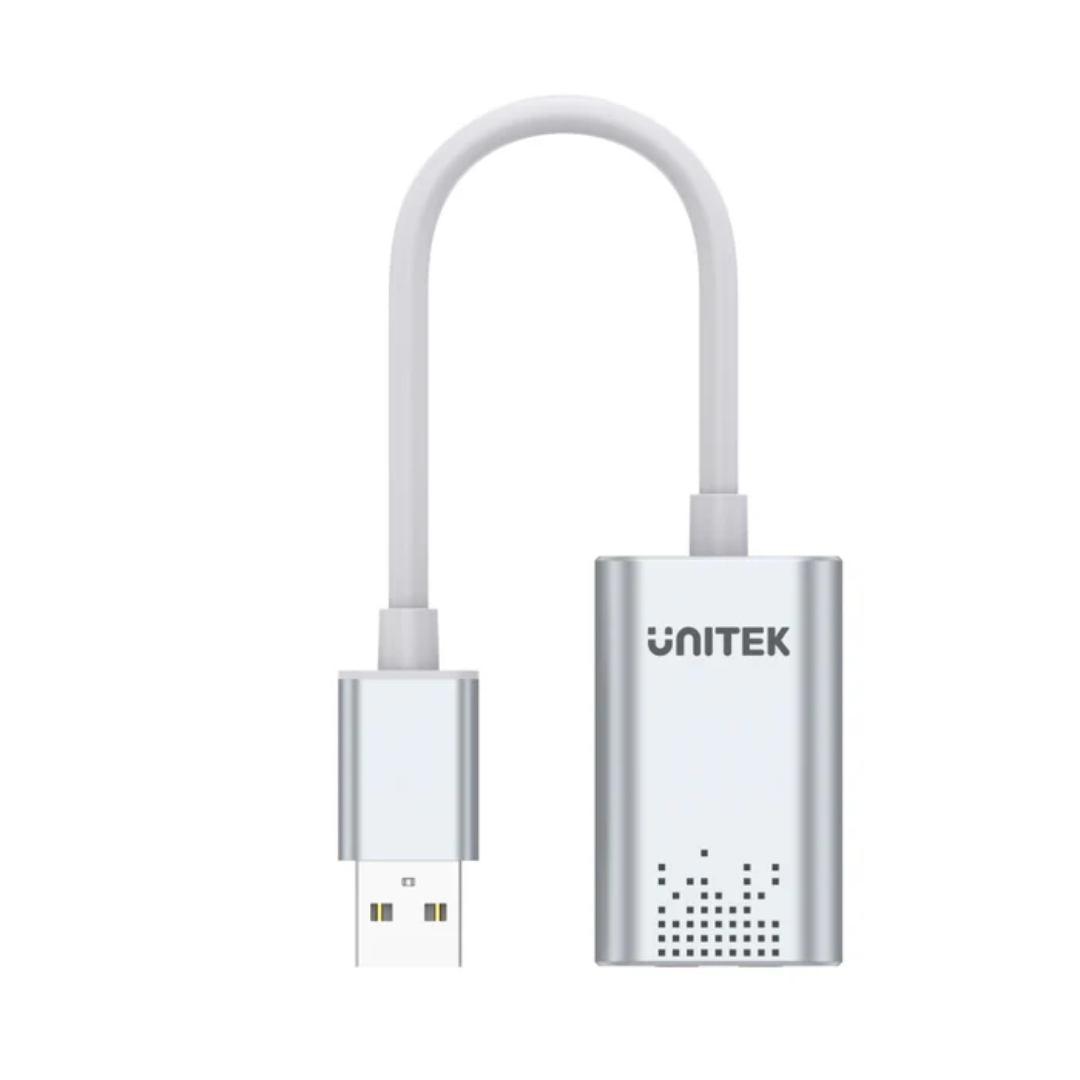 Unitek USB 2.0 External Sound Card Adapter for Stereo Audio