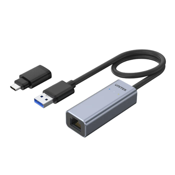 Unitek USB 3.0 to Gigabit Ethernet Adapter with USB-C Adapter