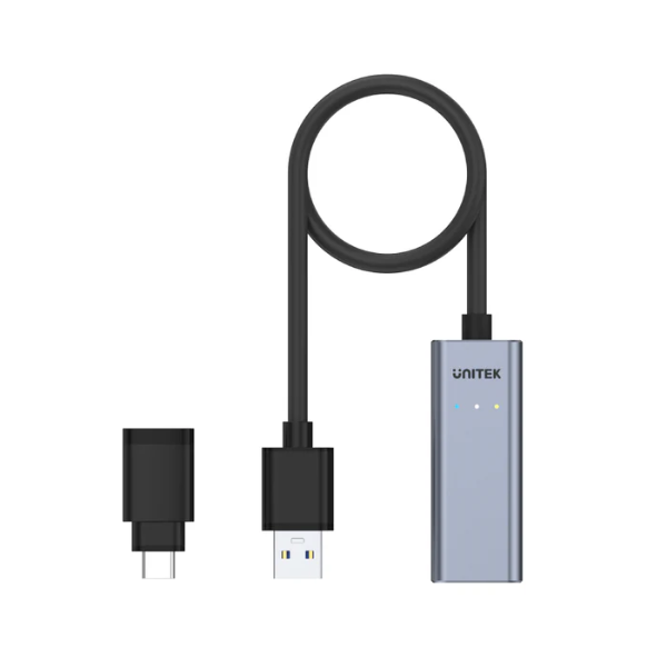 Unitek USB 3.0 to Gigabit Ethernet Adapter with USB-C Adapter