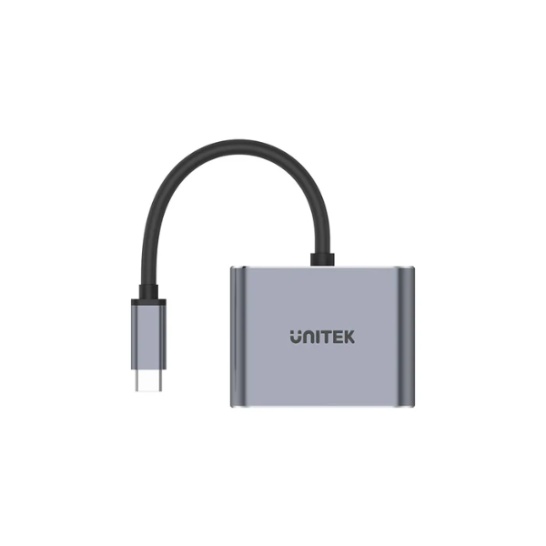 Unitek uHUB Q4 Lite 4-in-1 USB-C Hub with MST Dual Display and PD 100W