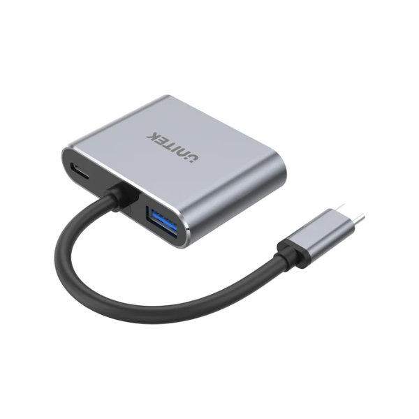 Unitek uHUB Q4 Lite 4-in-1 USB-C Hub with MST Dual Display and PD 100W