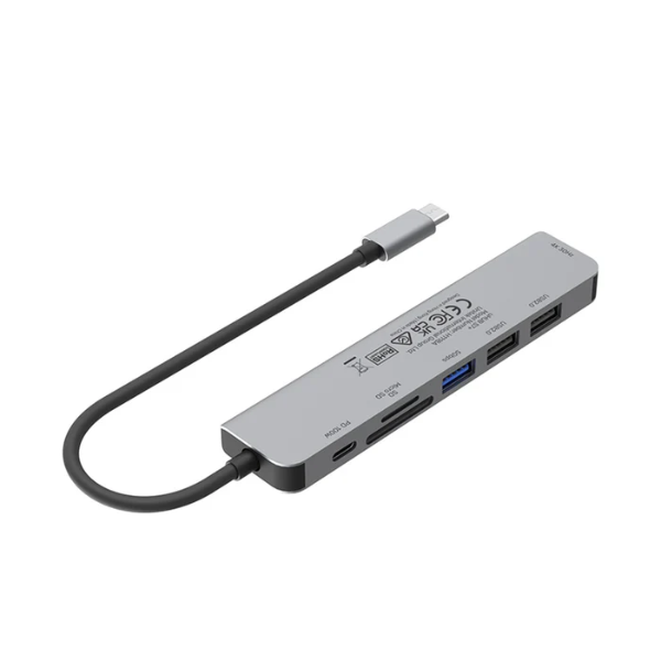 Unitek uHUB S7+ 7-in-1 USB-C 5Gbps Hub with 4K HDMI and 100W Power Delivery