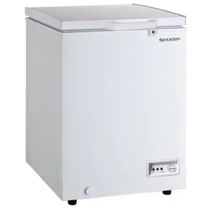 SHARP 130L/93L Chest Freezer White - SCF-K130XJ-WH2 - Independence Day Sale Till 15 Mars - Till Stock Last