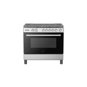 SHARP 5-BURNER GAS COOKER 90X60 SS – MODEL GN-SM9058L-SS3 | FREESTANDING | CONVECTION OVEN | ROTISSERIE