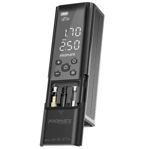 PROMATE PowerPump.Black 150PSI Portable Air Compressor 7500mAH Power Bank w/ LED Flashlight
