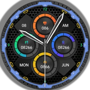 Volkano Power Series Smart Watch (VK-5084-GN) – Bluetooth Calling, Health Tracking, IP67, 1.39″ Display - Image 3
