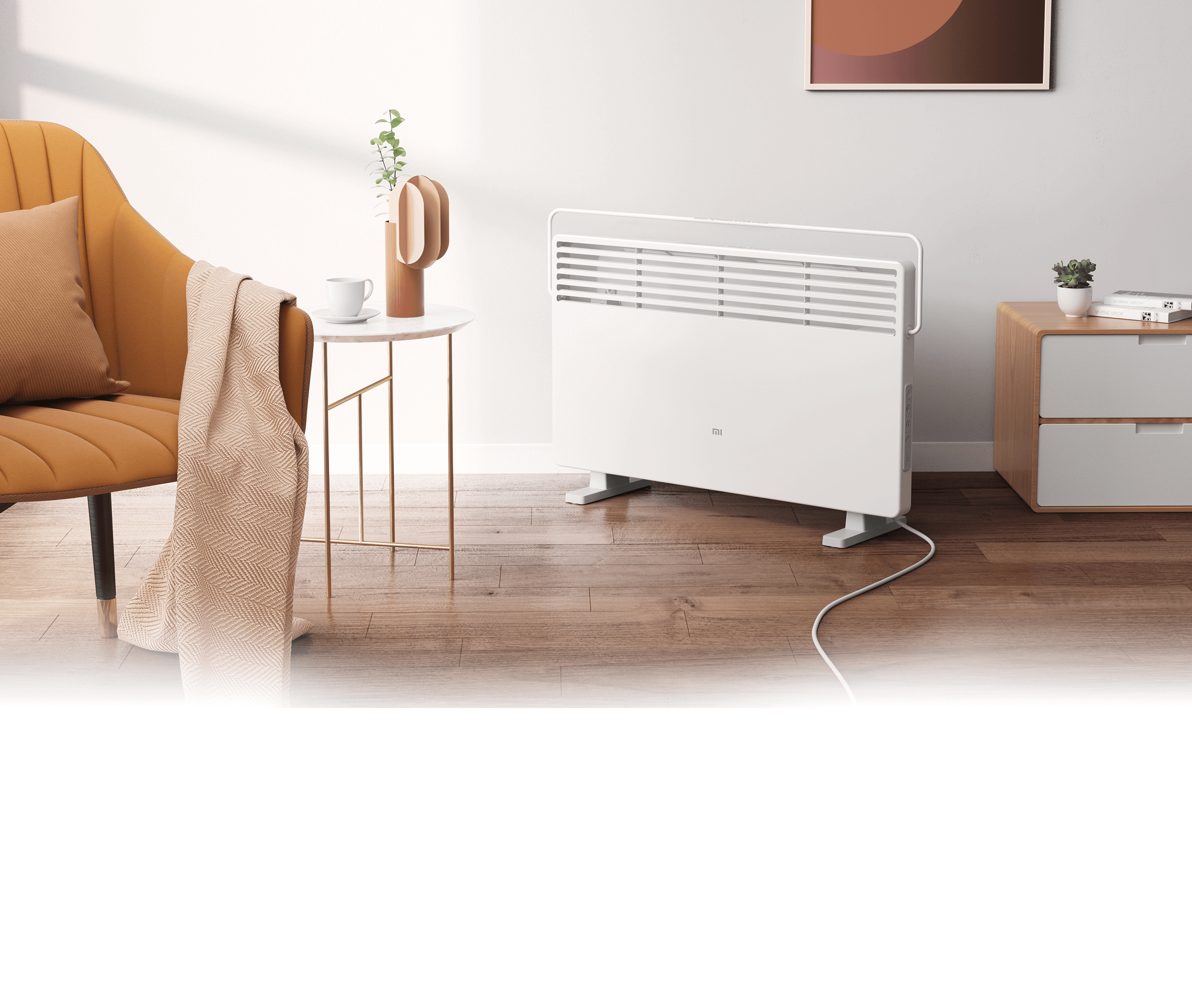 Xiaomi Space Heater S 2200W | Convection Room Heater | Digital Thermostat | Safety Protection | IPX4 Splash-Proof | Model 27574 - Image 5