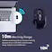 Promate CURSOR Ergonomic Wireless Mouse – Comfortable Grip | Precise Control | Black - Image 3