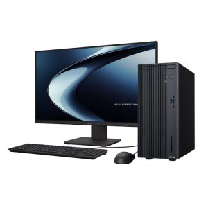 ASUS P500MV Desktop PC, Intel Core i5-13420H, 8GB DDR5 RAM, 512GB SSD, DVD-RW, Windows 11 Pro, Keyboard & Mouse Included, with Philips 24-Inch Monitor