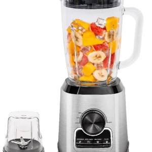 SHARP 1000W Blender with Grinder & 1.75L Glass Jug - EM-TX81-S3 - New Arrival