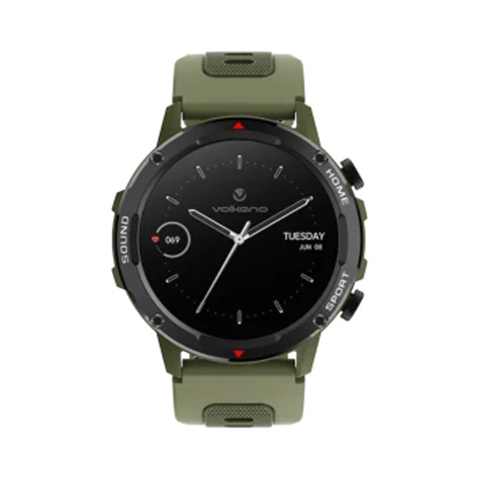 Volkano Power Series Smart Watch (VK-5084-GN) – Bluetooth Calling, Health Tracking, IP67, 1.39″ Display - Image 2