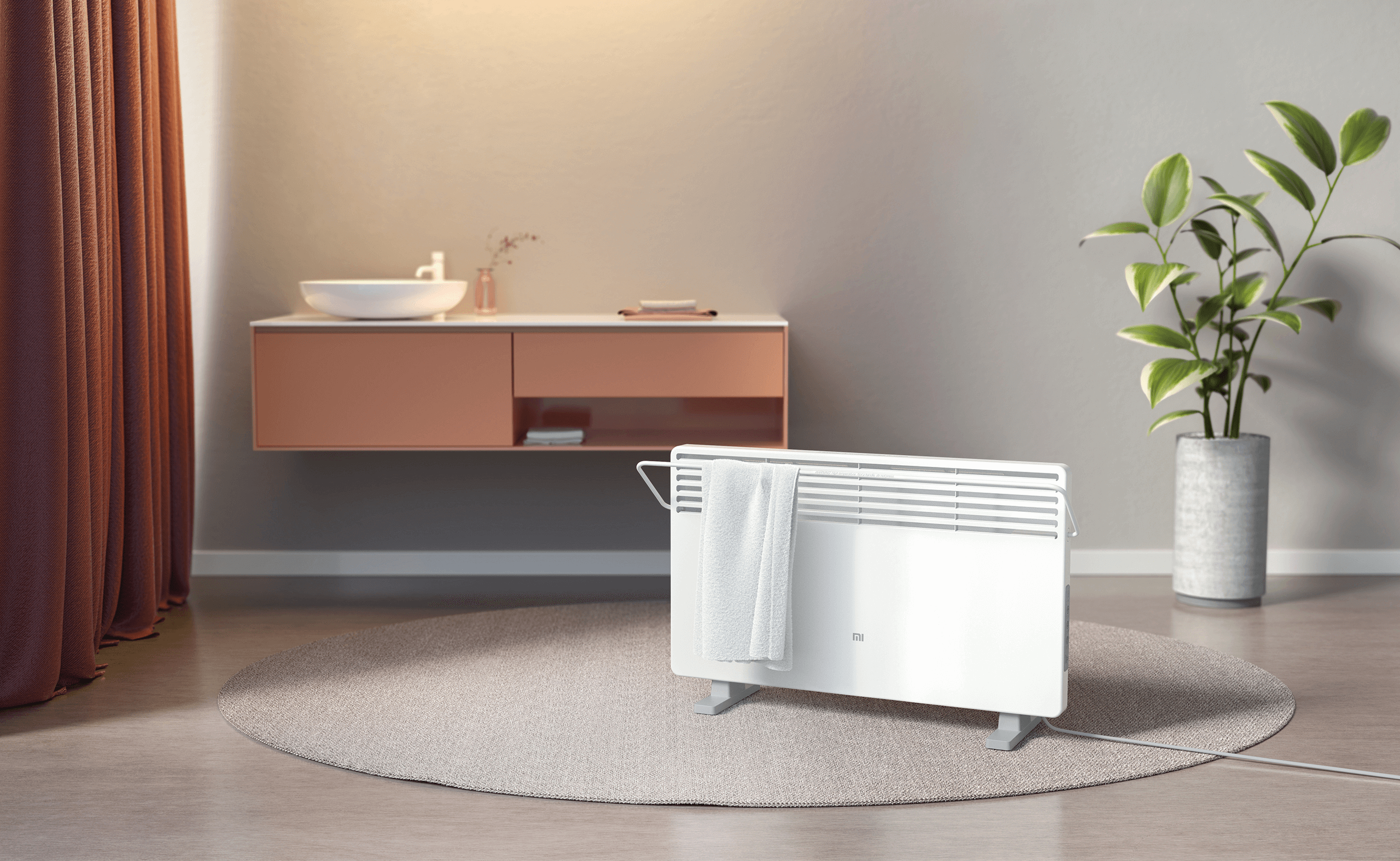 Xiaomi Space Heater S 2200W | Convection Room Heater | Digital Thermostat | Safety Protection | IPX4 Splash-Proof | Model 27574 - Image 7