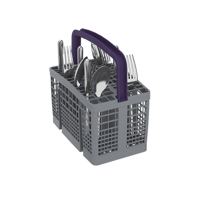 Beko Dishwasher DVN04X20W 13 Place Setting with Sliding Cutlery Basket & Half Load - Image 2
