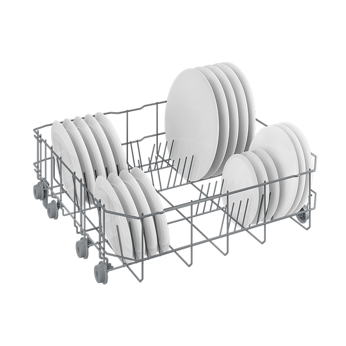 Beko Dishwasher DVN04X20W 13 Place Setting with Sliding Cutlery Basket & Half Load - Image 4