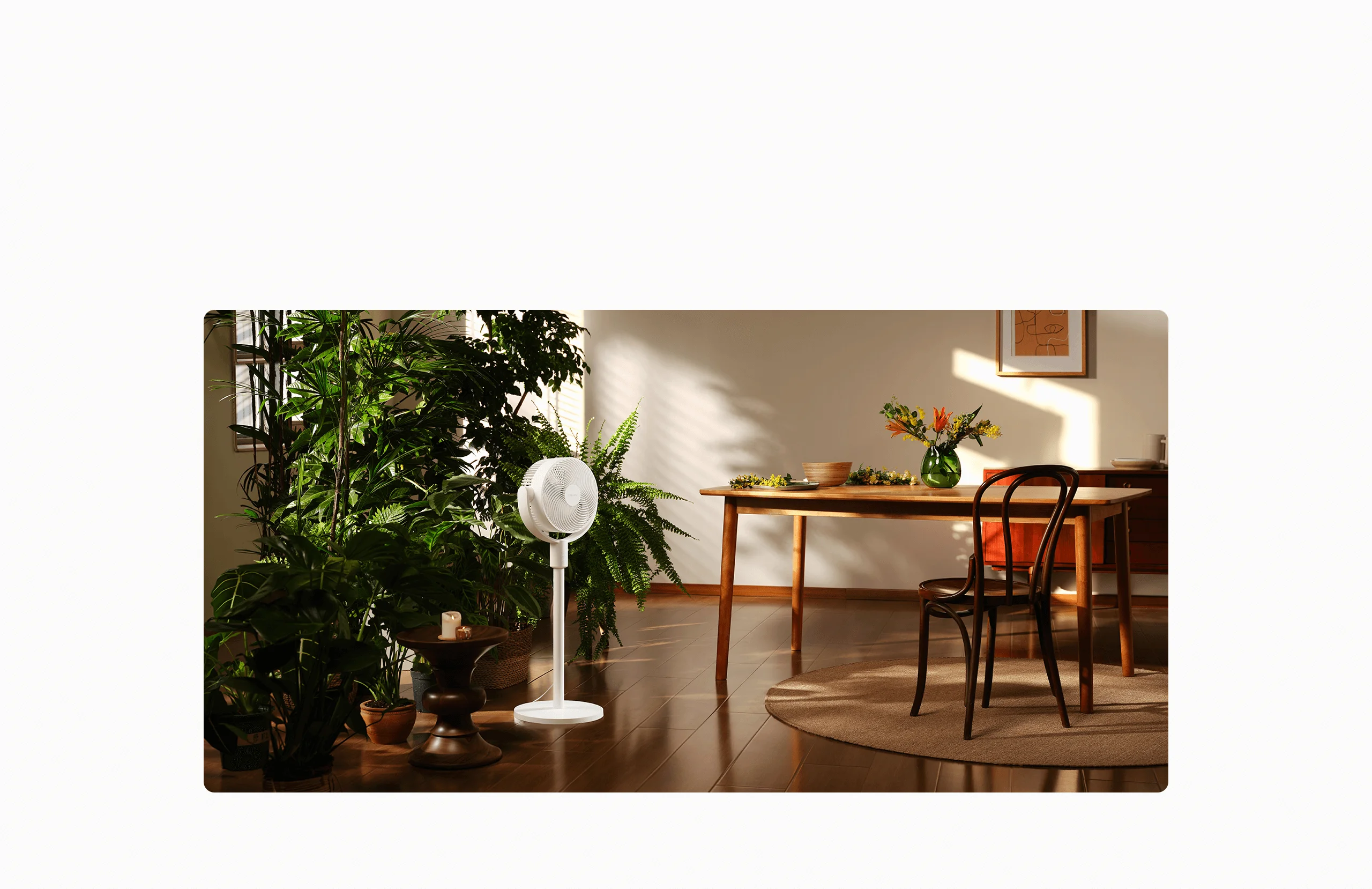 Xiaomi Smart Standing Air Circulation Fan EU | 3D Airflow | 120° Oscillation | 100 Speed Levels | Smart App Control | Table & Floor Use | Model 62441 - Image 9