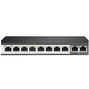 D-Link DGS-F1010P 10-Port Gigabit PoE Unmanaged Switch with 8 PoE Ports