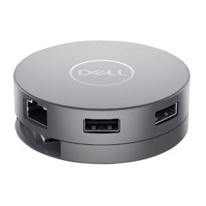 Dell DA310 USB-C Mobile Adapter Dock – 7-in-1 USB-C Dock with HDMI, DisplayPort, VGA & Ethernet
