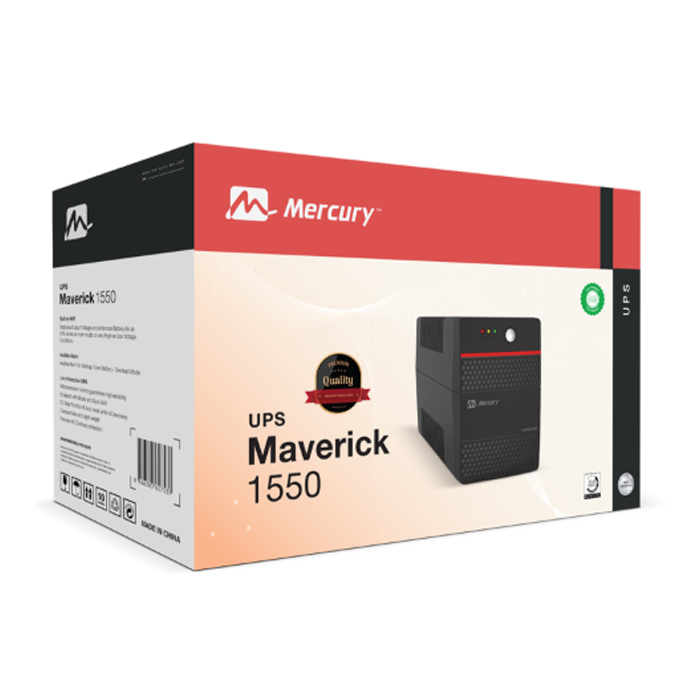Mercury 1550VA UPS – Line Interactive Power Backup & Voltage Protection