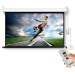 Electric Projector Screen 200 x 200cm – Motorized Projection Screen for Home & Office