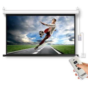 Electric Projector Screen 200 x 200cm – Motorized Projection Screen for Home & Office