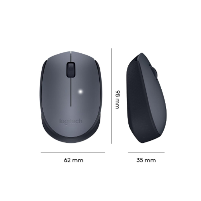 Logitech M170 Wireless Mouse – Reliable 2.4GHz Wireless Optical Mouse - Image 3