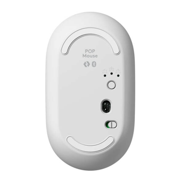 Logitech POP Mouse with Emoji – Off-White | Bluetooth Wireless - Image 2