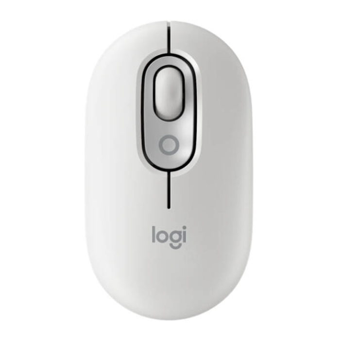 Logitech POP Mouse with Emoji – Off-White | Bluetooth Wireless - Image 3