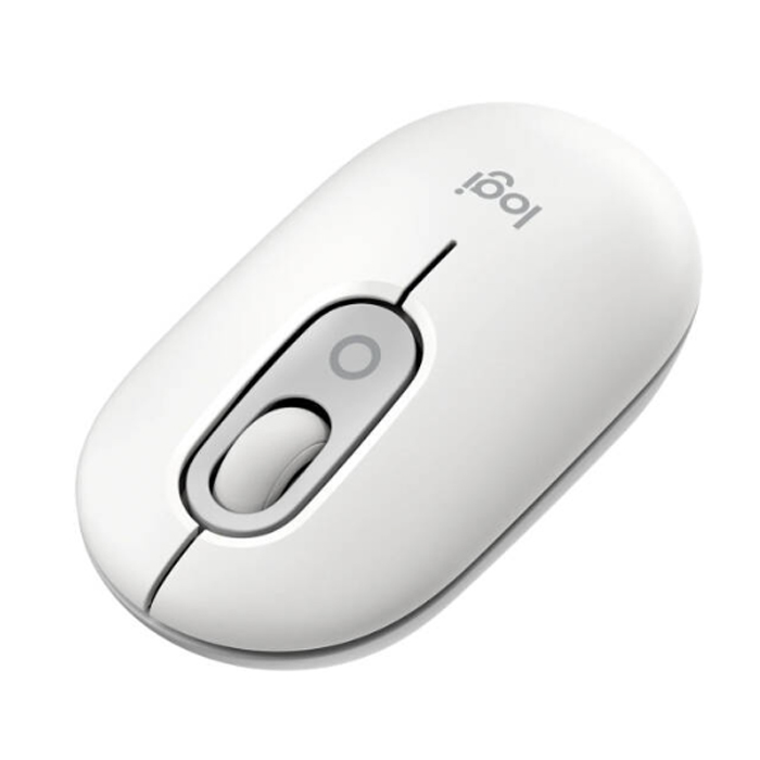 Logitech POP Mouse with Emoji – Off-White | Bluetooth Wireless - Image 6