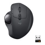 Logitech MX ERGO Advanced Wireless Trackball – Graphite | Ergonomic Trackball | Multi-Device | 2 Years Warranty
