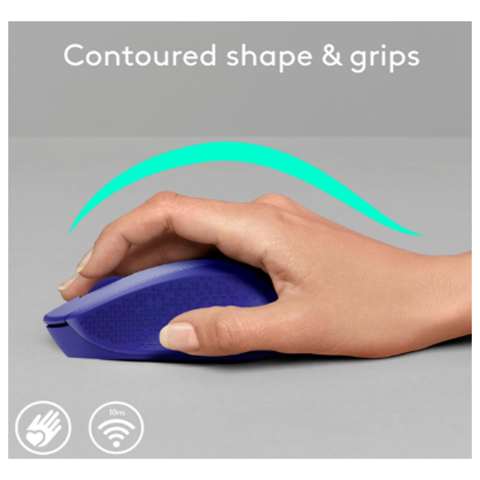 Logitech M280 Wireless Mouse – Blue | 2.4GHz Wireless - Image 2