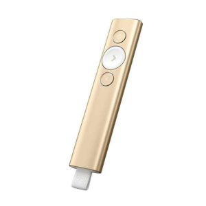 Logitech Spotlight Presentation Remote – Gold | Advanced Presentation Control | Digital Highlighting | 2 Years Warranty
