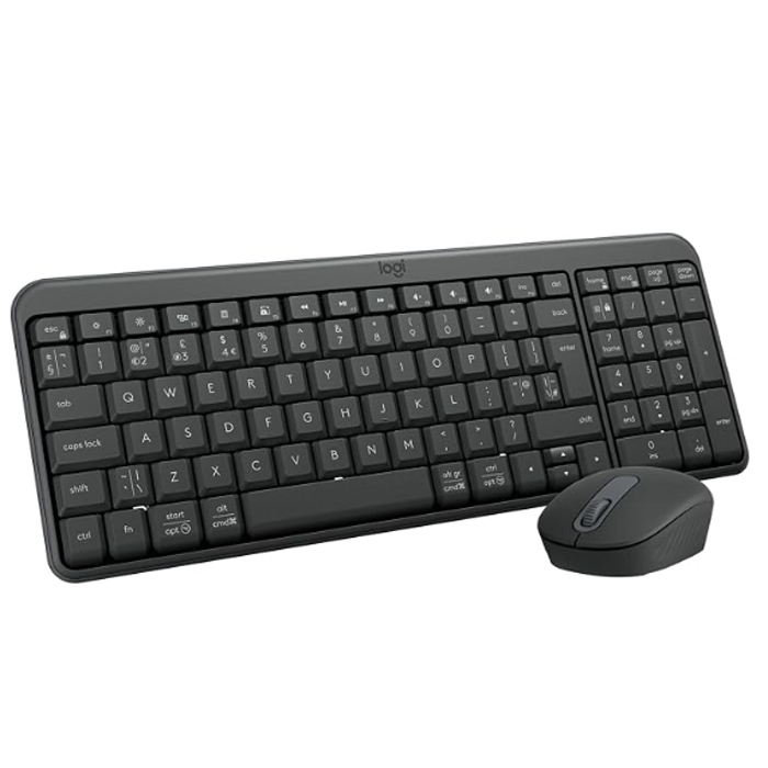 Logitech MK250 Compact Wireless Keyboard and Mouse Combo – Graphite | US INT'L | 2 Years Warranty
